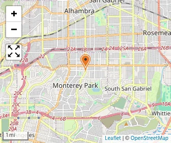 Map of Monterey Park United Methodist