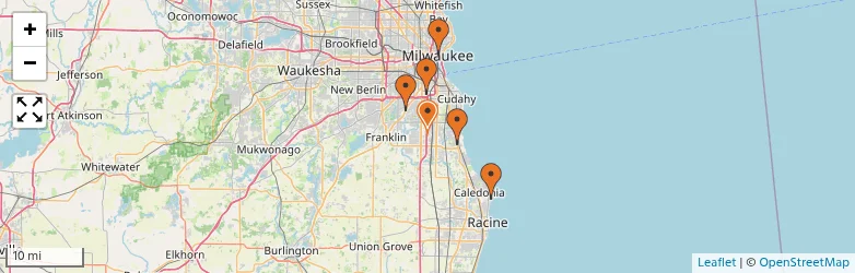 Related schools map