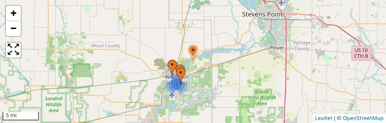 Related schools map