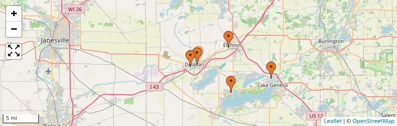 Related schools map