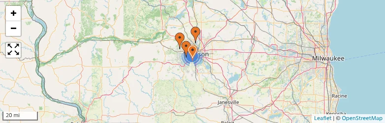 Related schools map
