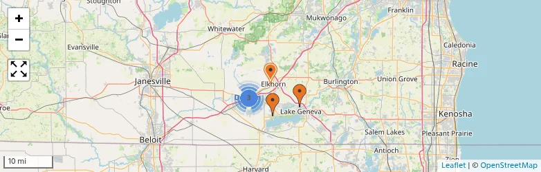 Related schools map