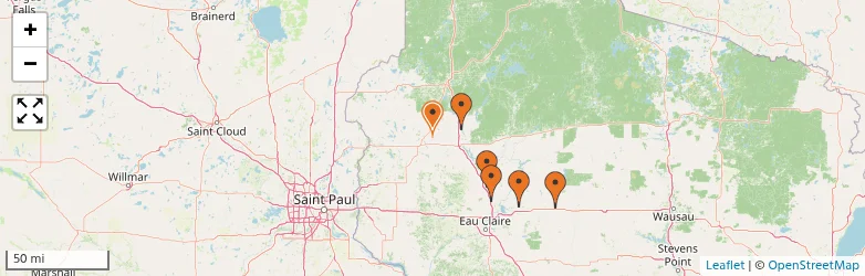 Related schools map