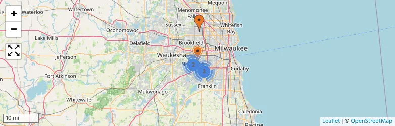 Related schools map