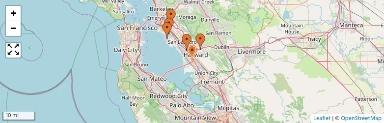 Related schools map