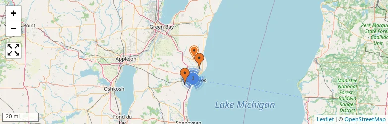 Related schools map