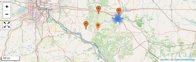 Related schools map