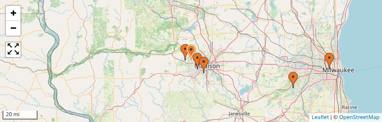 Related schools map