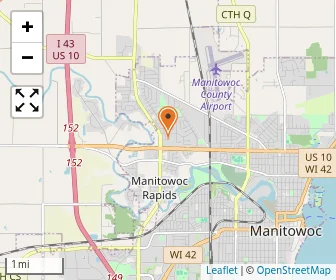 Map of Manitowoc Lutheran High School