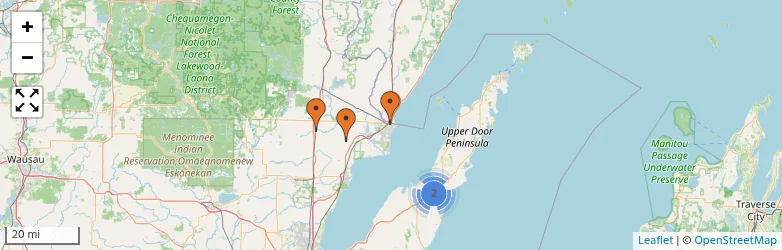 Related schools map