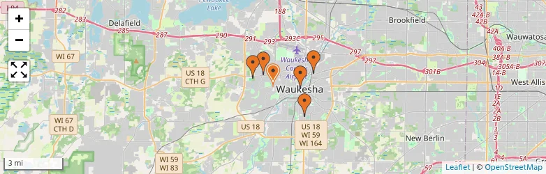Related schools map