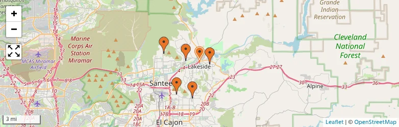 Related schools map