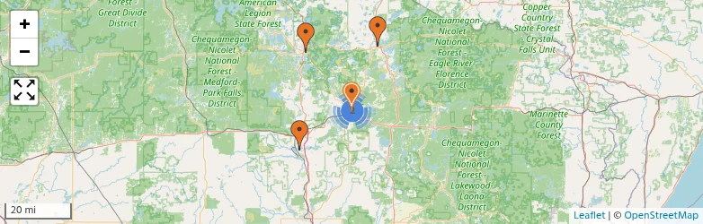 Related schools map