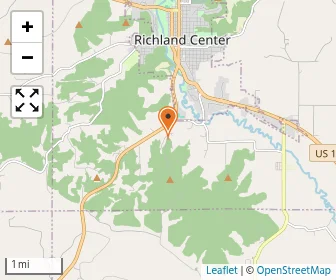 Map of Richland Center S D A School
