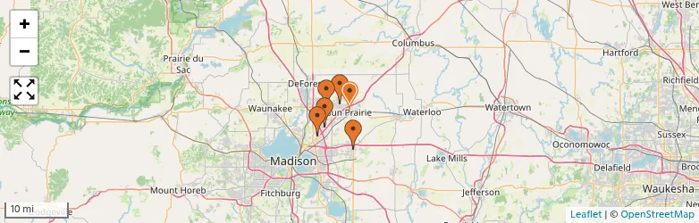 Related schools map
