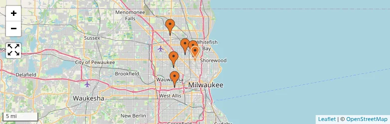 Related schools map