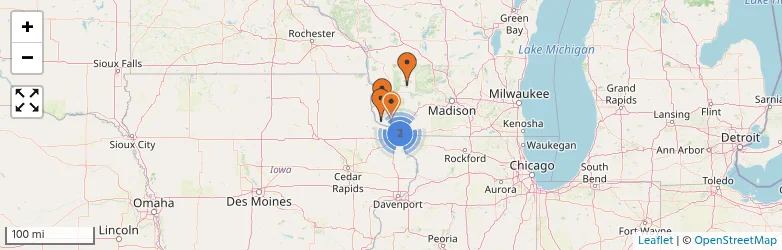 Related schools map