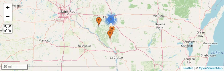 Related schools map