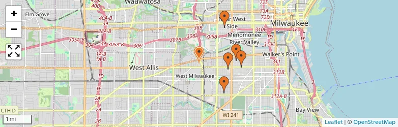 Related schools map