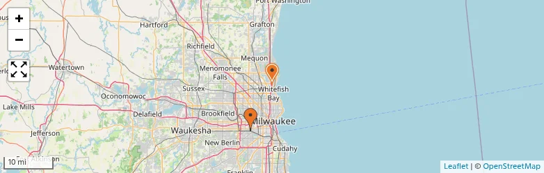 Related schools map