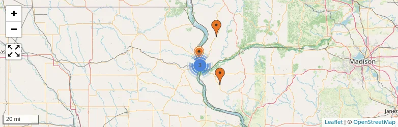 Related schools map
