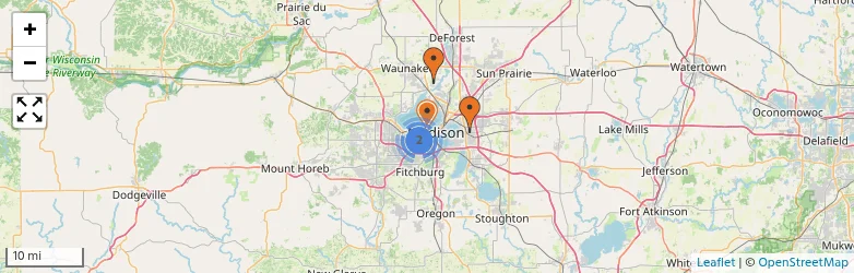 Related schools map