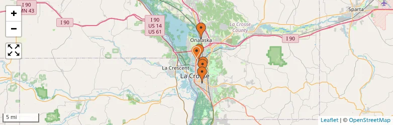 Related schools map