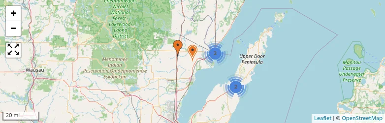 Related schools map