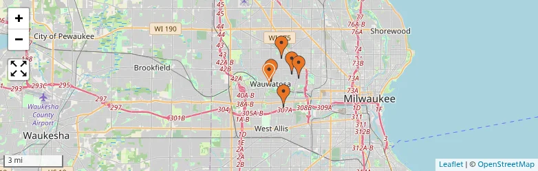 Related schools map