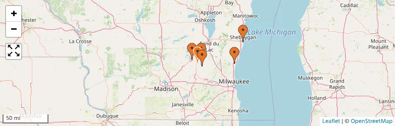Related schools map