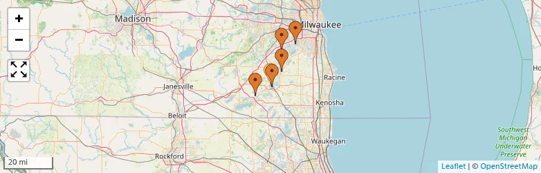 Related schools map