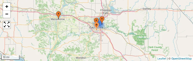 Related schools map