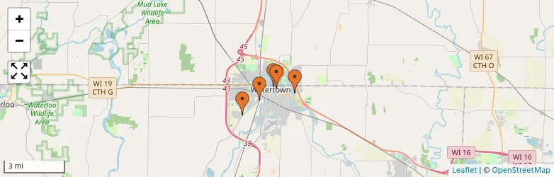 Related schools map