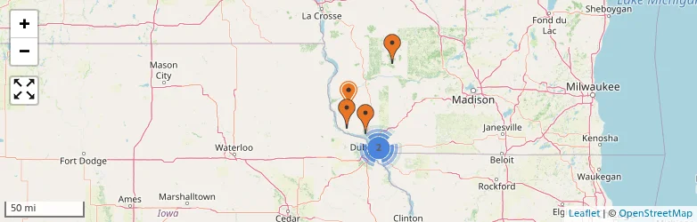 Related schools map