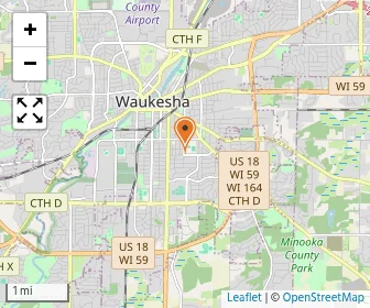 Map of Waukesha Catholic - St. Mary Campus