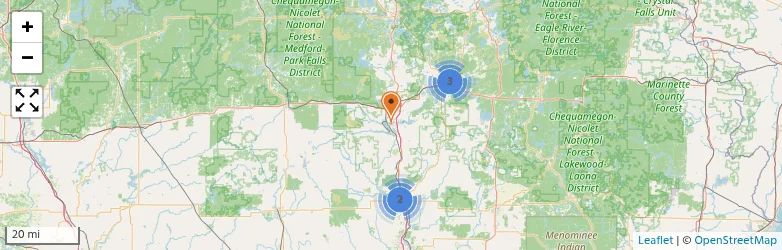 Related schools map