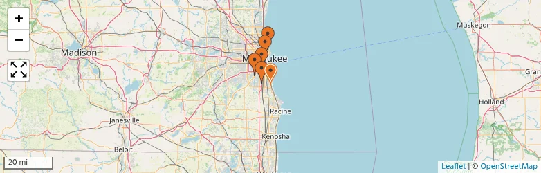 Related schools map