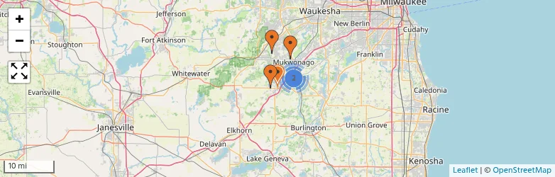 Related schools map
