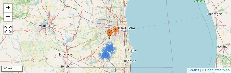 Related schools map
