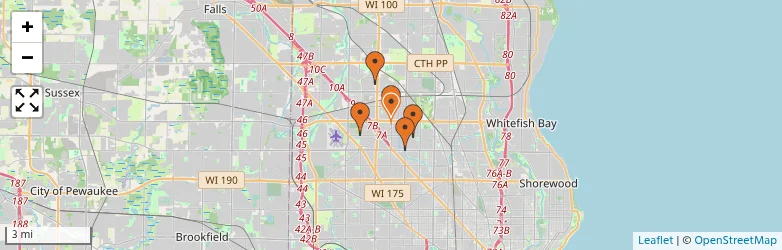 Related schools map