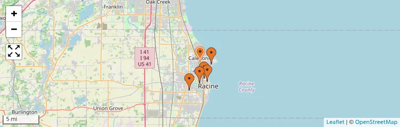 Related schools map
