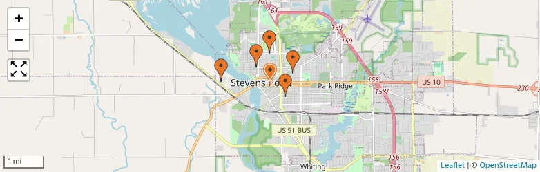 Related schools map