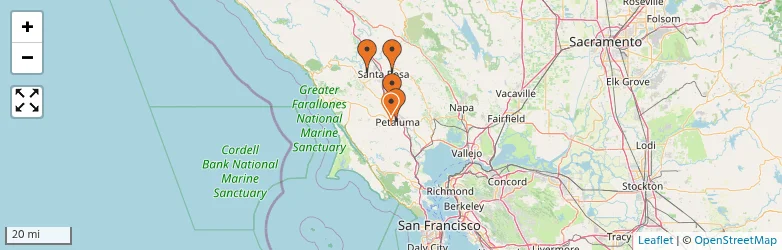 Related schools map