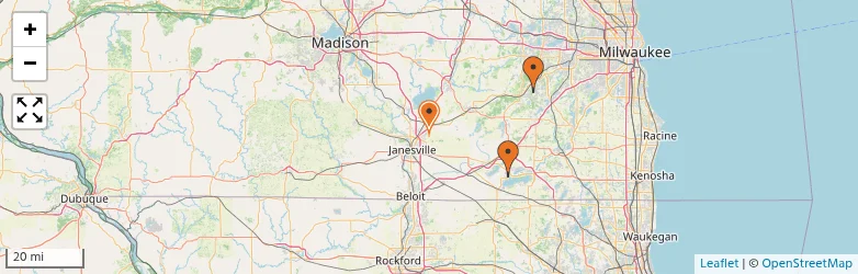 Related schools map