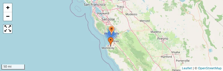 Related schools map