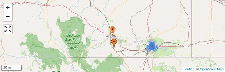 Related schools map