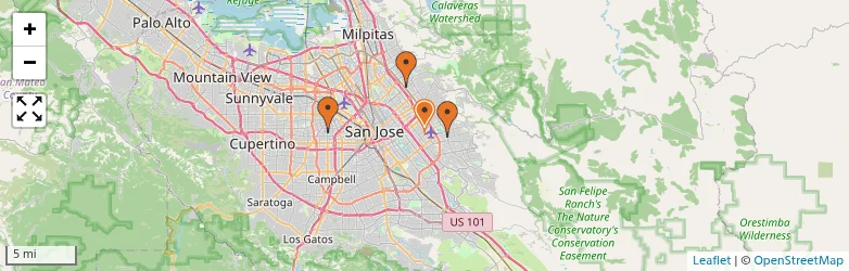 Related schools map