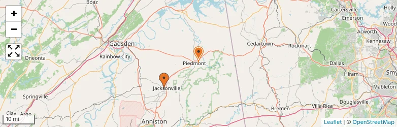 Related schools map