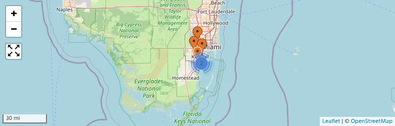 Related schools map