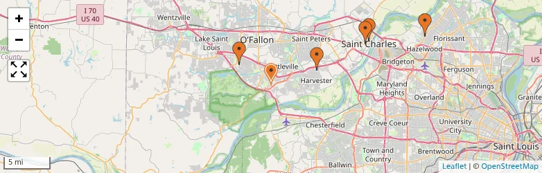 Related schools map